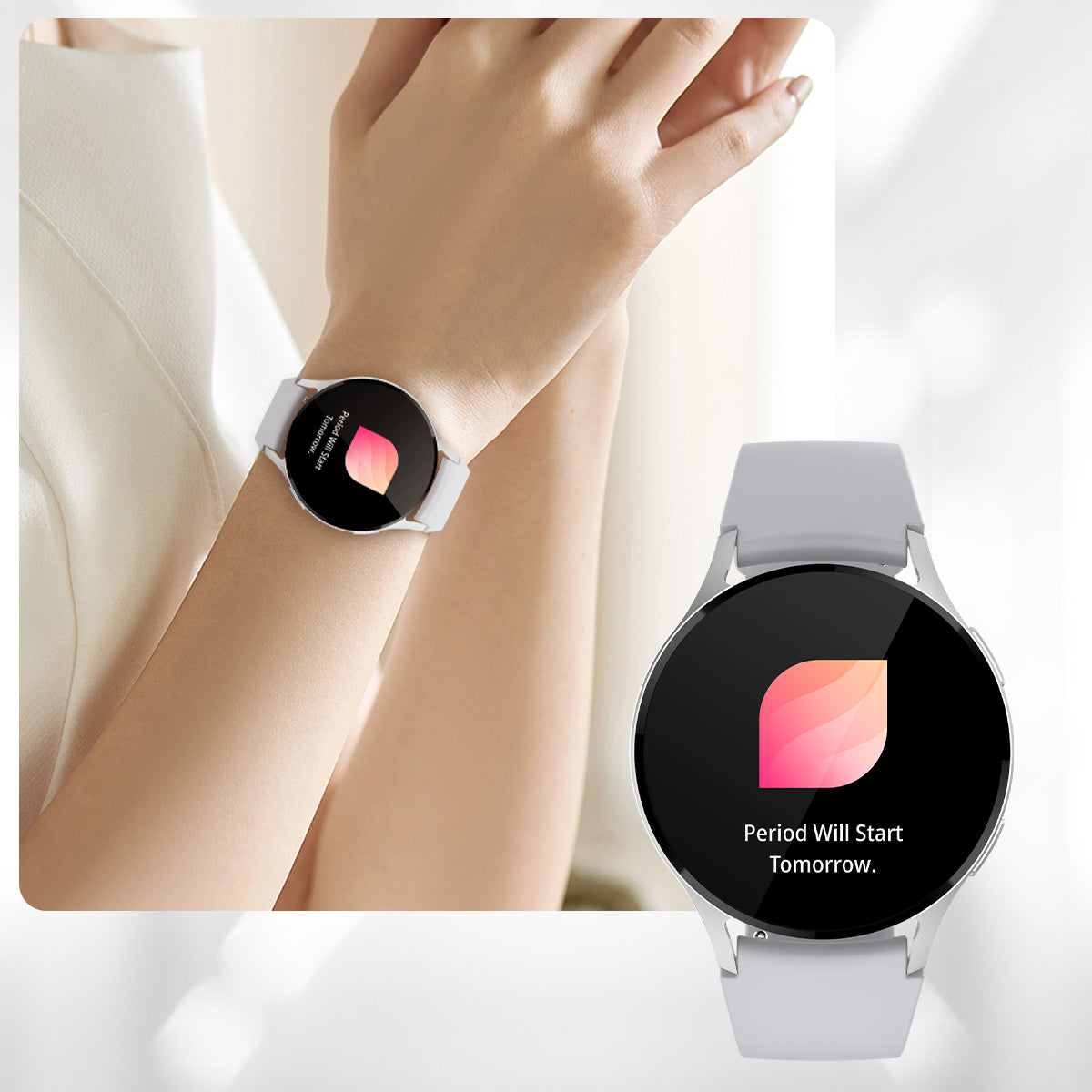 COLMI smartwatch cycle reminder feature image