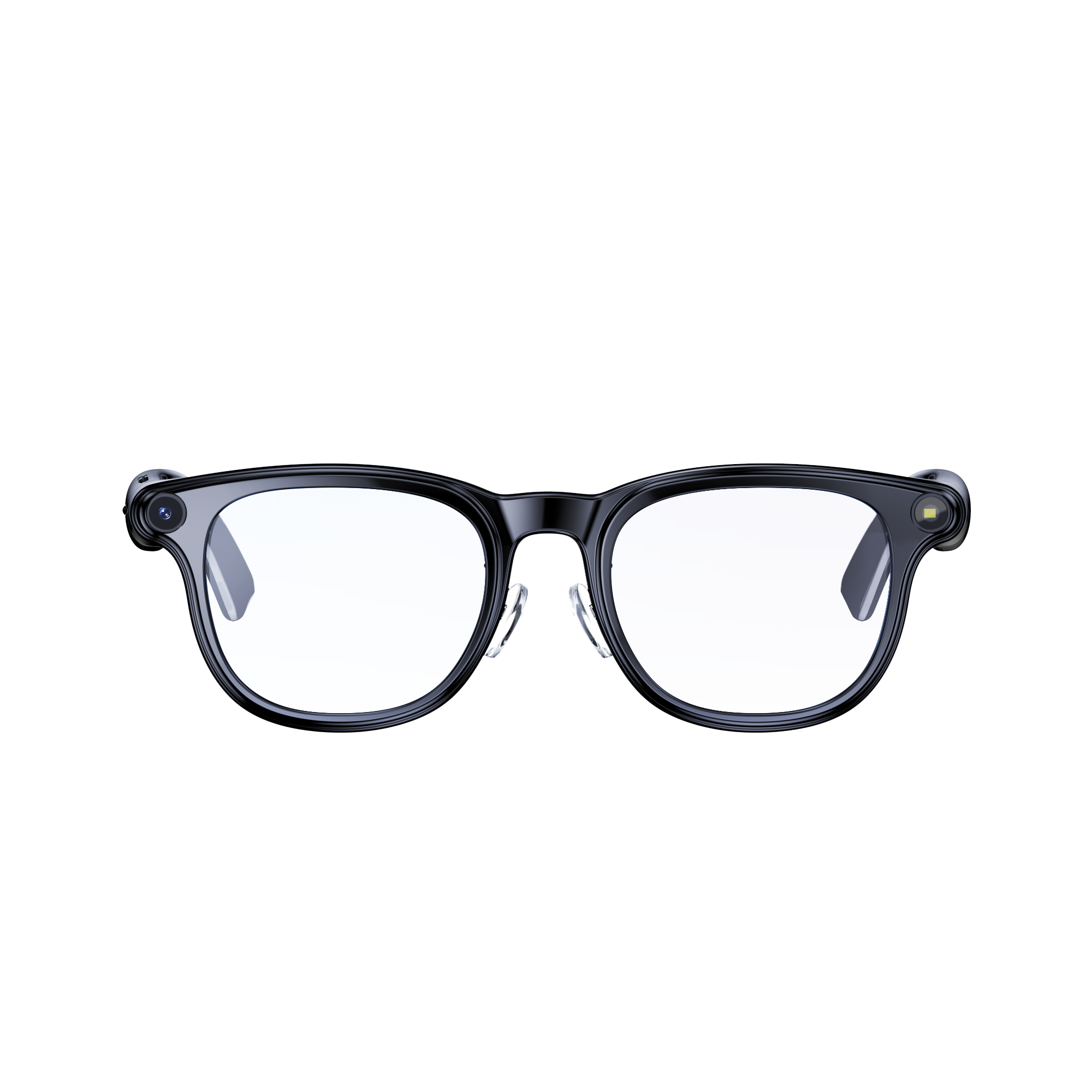 COLMI AI Smart Glasses everyday black front view on white background