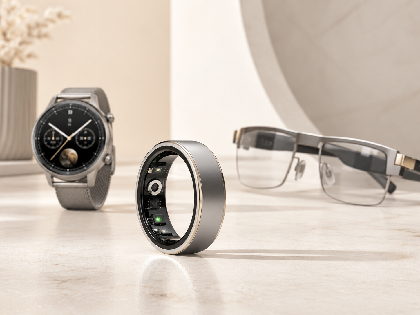 COLMI smart ring first wearable ecosystem with watch and glasses