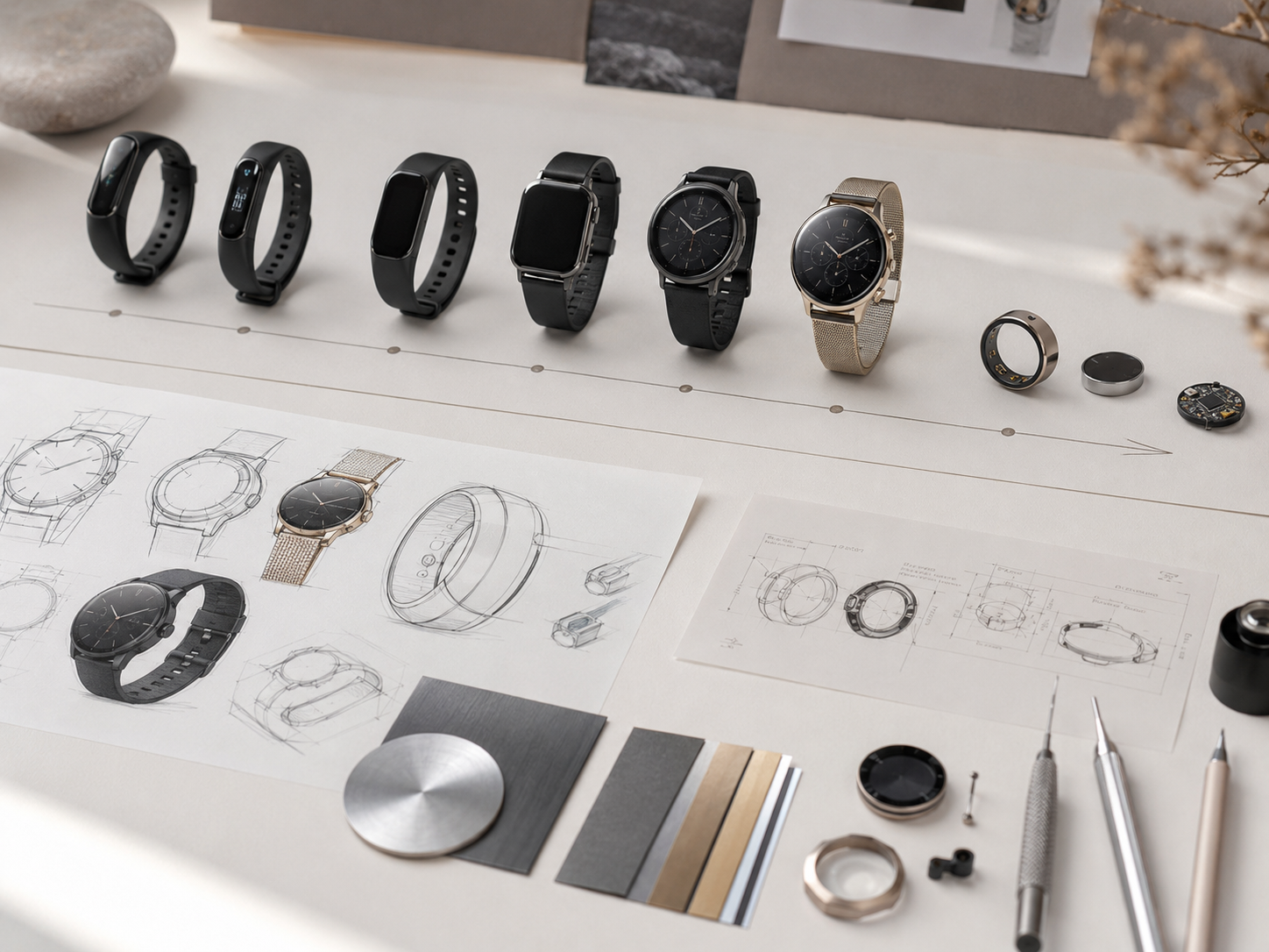 COLMI smart wearable brand origin and product planning workspace