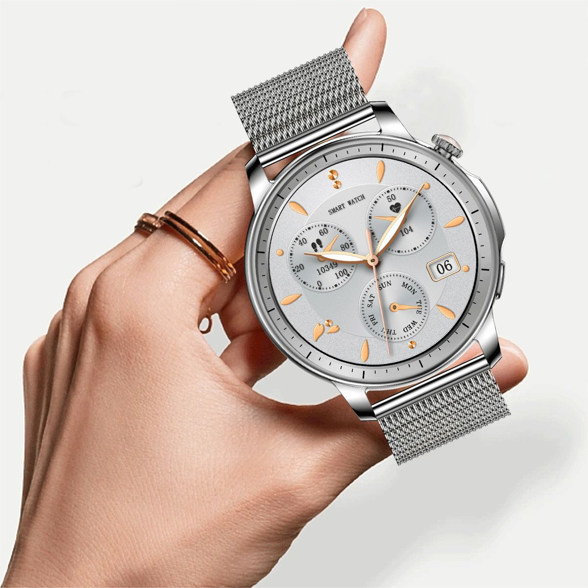 COLMI V65 Smartwatch 1.32 ″ Дисплейи AMOLED мӯд Unisex Watch Smart барои занон