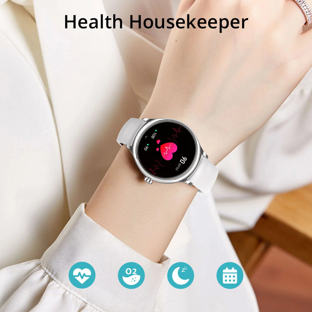 Smartwatch Bluetooth Galw 100 Modelau Chwaraeon Dynes Smart Watch