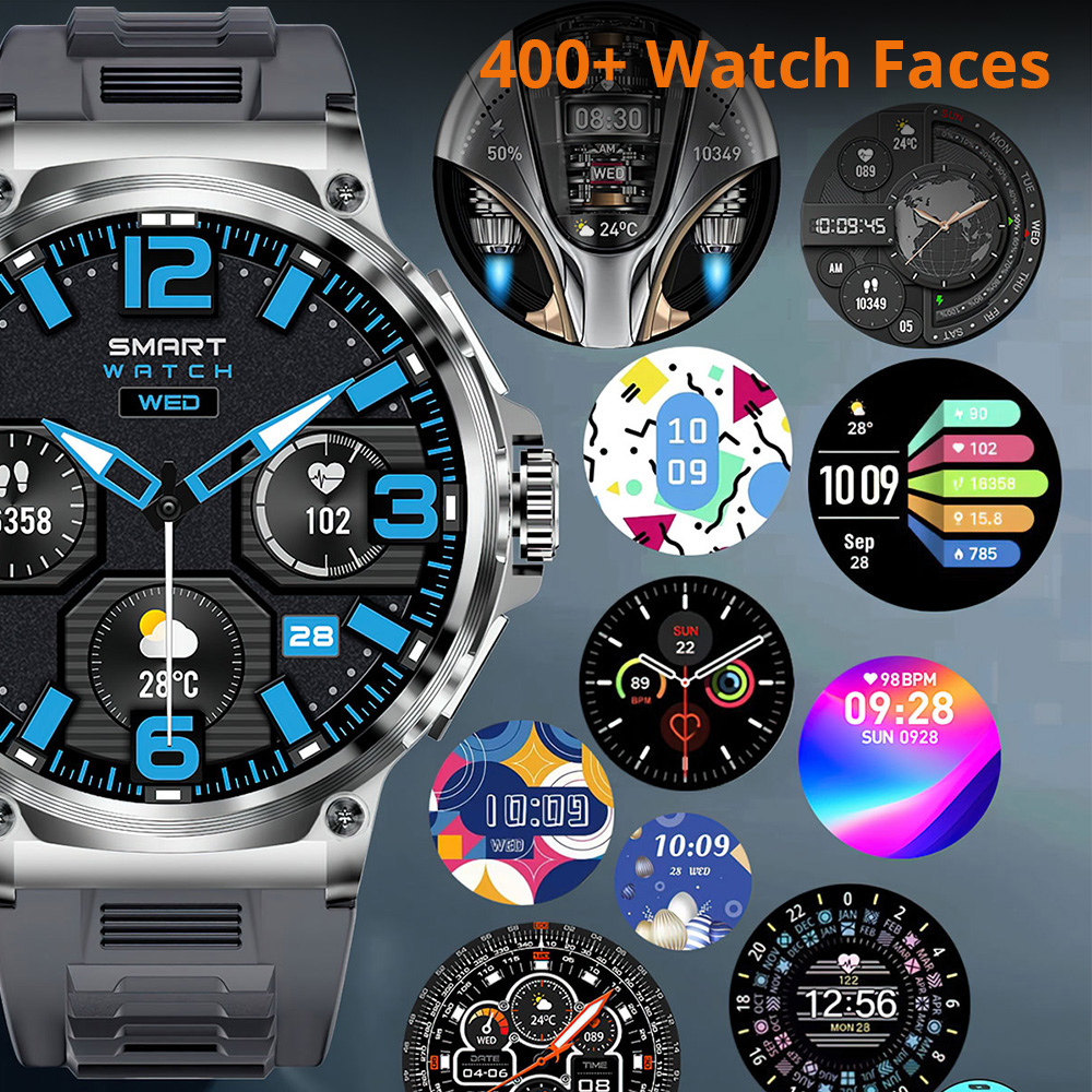 COLMI V69 Smartwatch 1.85" Propono 400+ Watch Facies DCCX mah Pugna Smert Watch