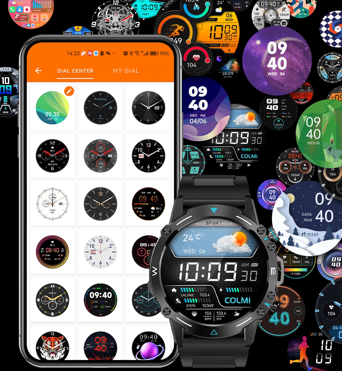 inteligentny zegarek smartwatch M42