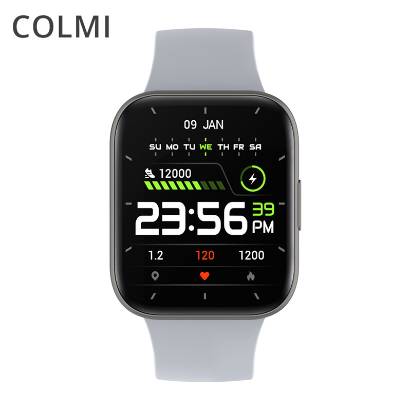 COLMI P8 SE Plus 1.69 coloj Smart Watch IP68 Akvorezista Plena Tuŝa Fitness Tracker Sm ( (6)