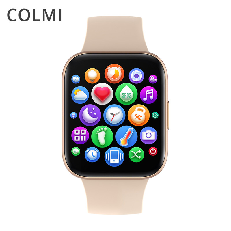 COLMI P8 SE Plus 1.69 дюймлы Smart Watch IP68 Су үткәрми торган тулы сенсор фитнес трекеры Sm ((8)