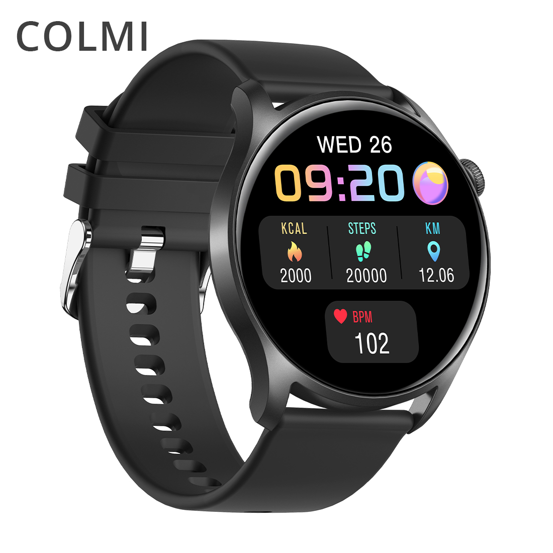 Rellotge intel·ligent COLMI SKY 8 per a dones, rellotge intel·ligent Bluetooth impermeable IP67 per a homes per a Android i (