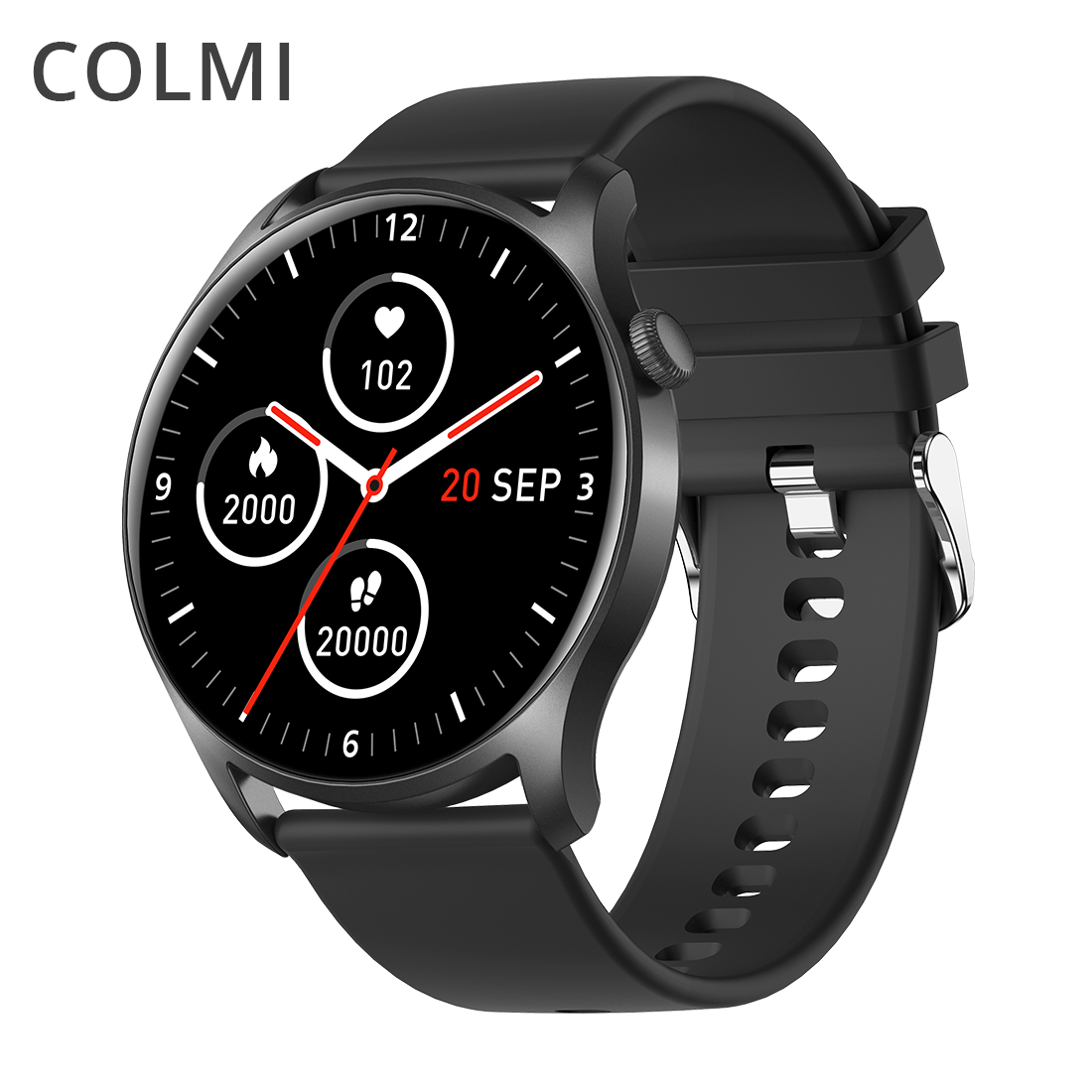 COLMI SKY 8 Smart Watch Haweenka IP67 Biyaha aan Biyaha lahayn ee Bluetooth-ka Smartwatch Ragga ee Android i ( (4)