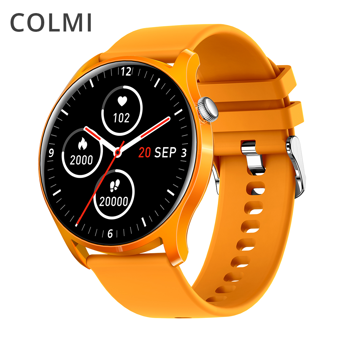 COLMI SKY 8 Smart Watch Haweenka IP67 Biyaha aan Biyaha lahayn ee Bluetooth-ka Smartwatch Ragga ee Android i (6)