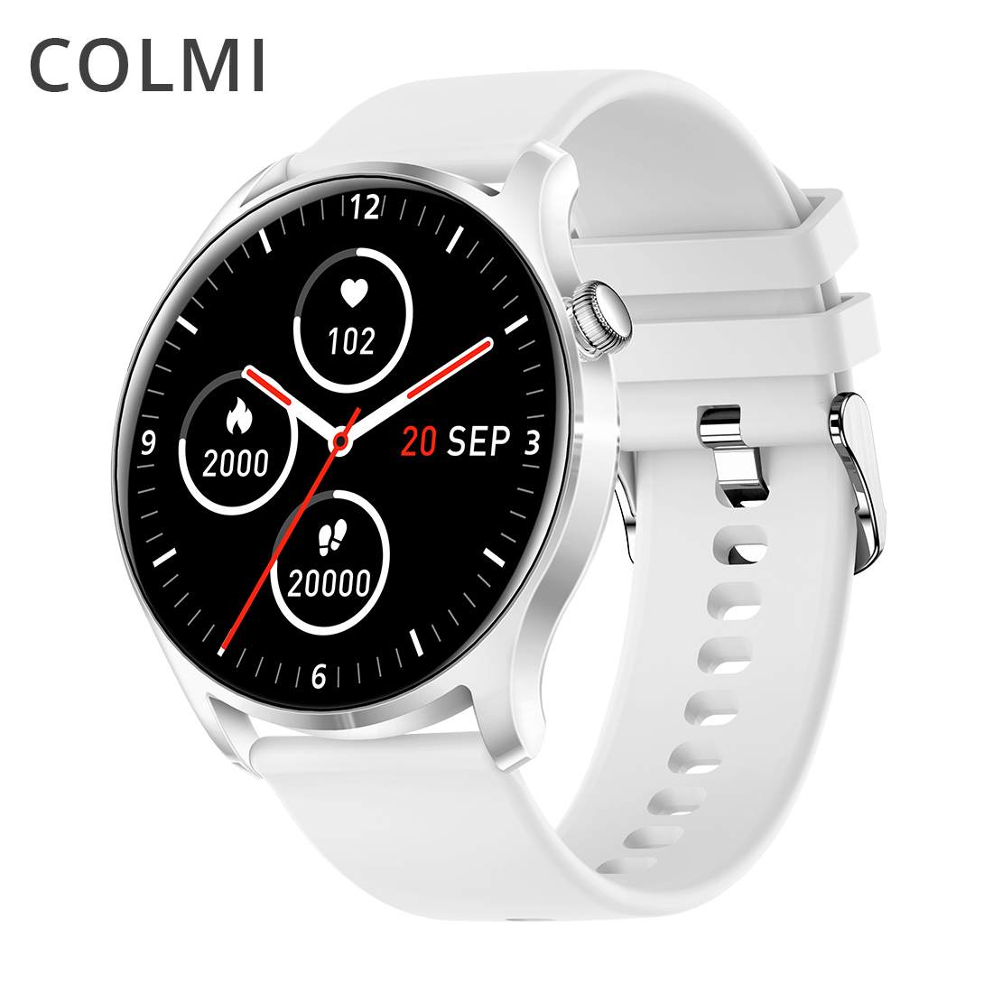 COLMI SKY 8 Smart Watch Dumarka IP67 Biyaha aan Biyaha lahayn ee Bluetooth-ka Smartwatch Ragga ee Android i (7)