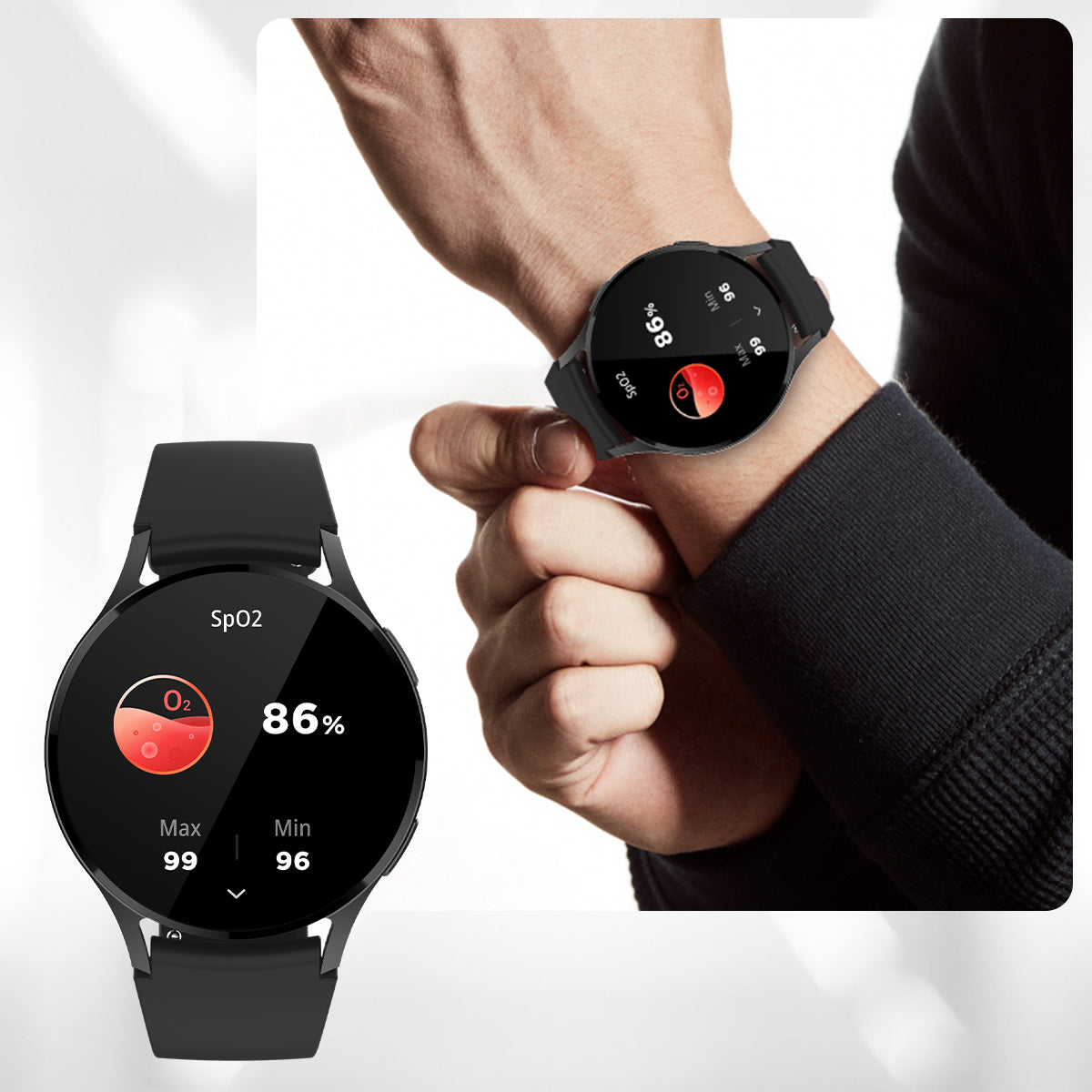 COLMI smartwatch blood oxygen trend feature image