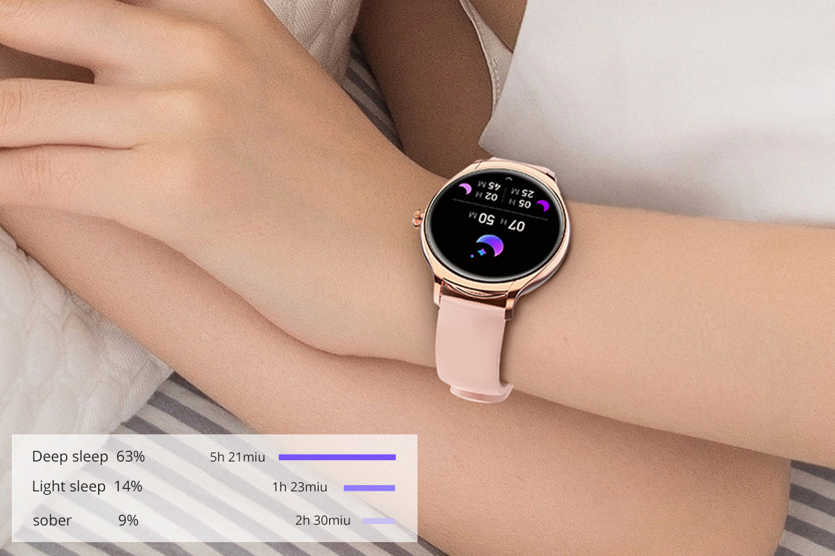 COLMI smartwatch sleep trends visual