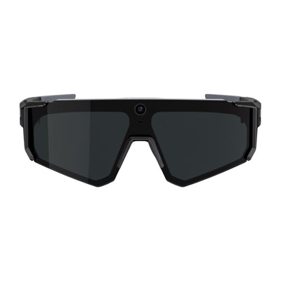 COLMI AI Smart Glasses cycling black front view on white background
