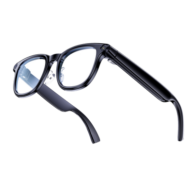 COLMI AI Smart Glasses everyday black angled view on white background