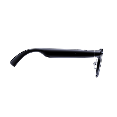 COLMI AI Smart Glasses everyday black side view on white background