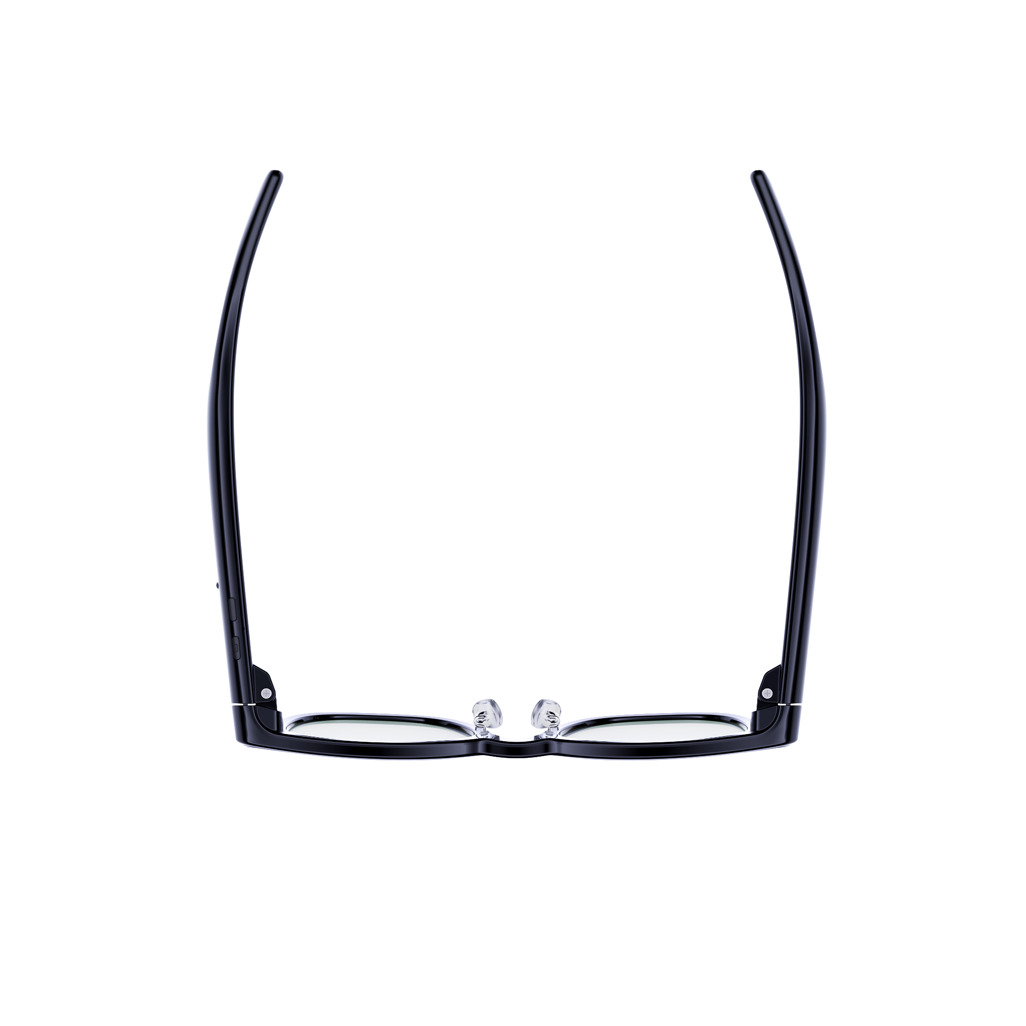 COLMI AI Smart Glasses everyday black top view on white background
