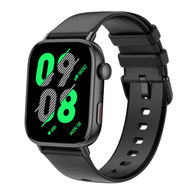 COLMI C8 Max black smartwatch angled view on white background