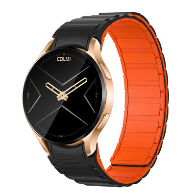 COLMI i28 Ultra gold smartwatch on white background