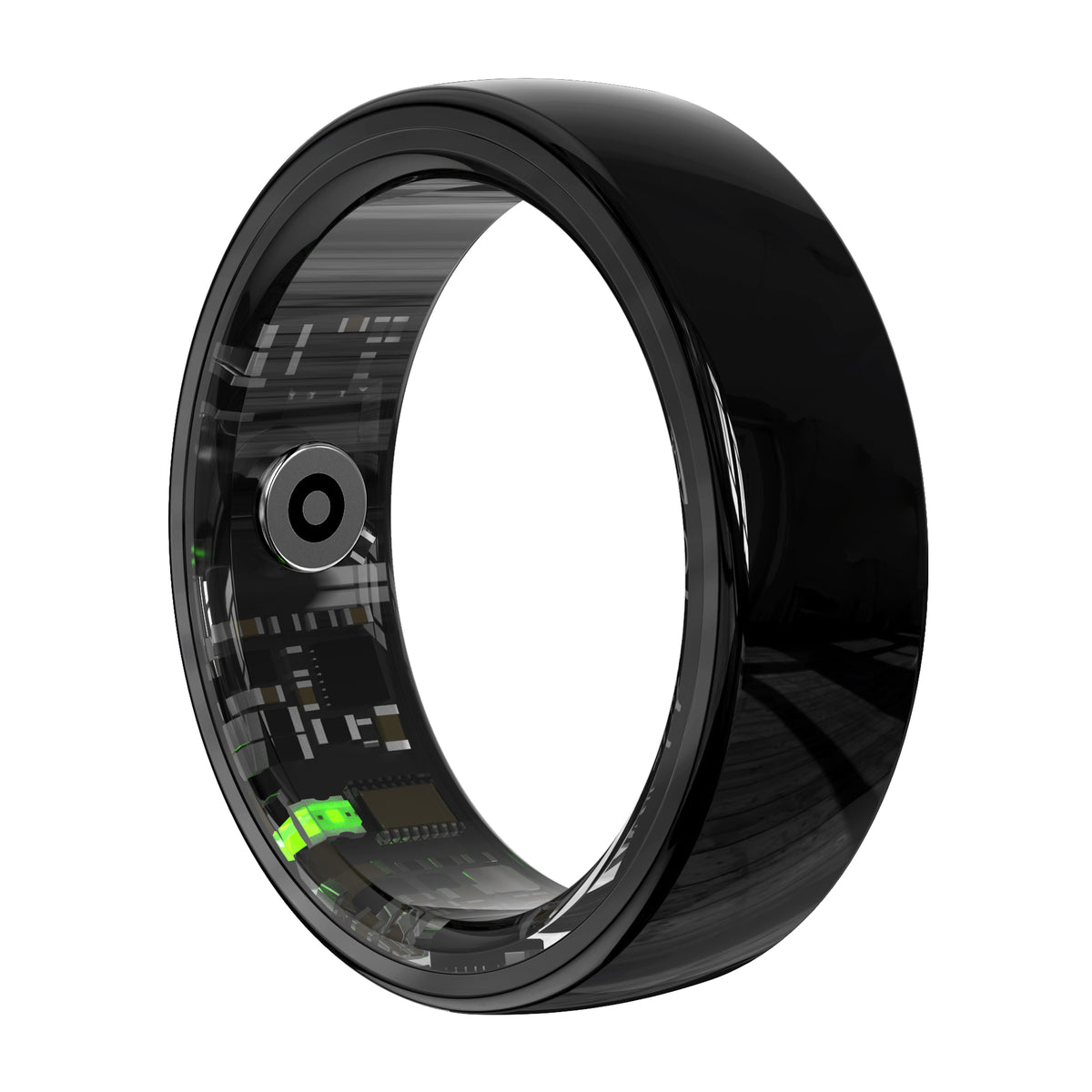 colmi ring 2 Ceramic black smart ring front
