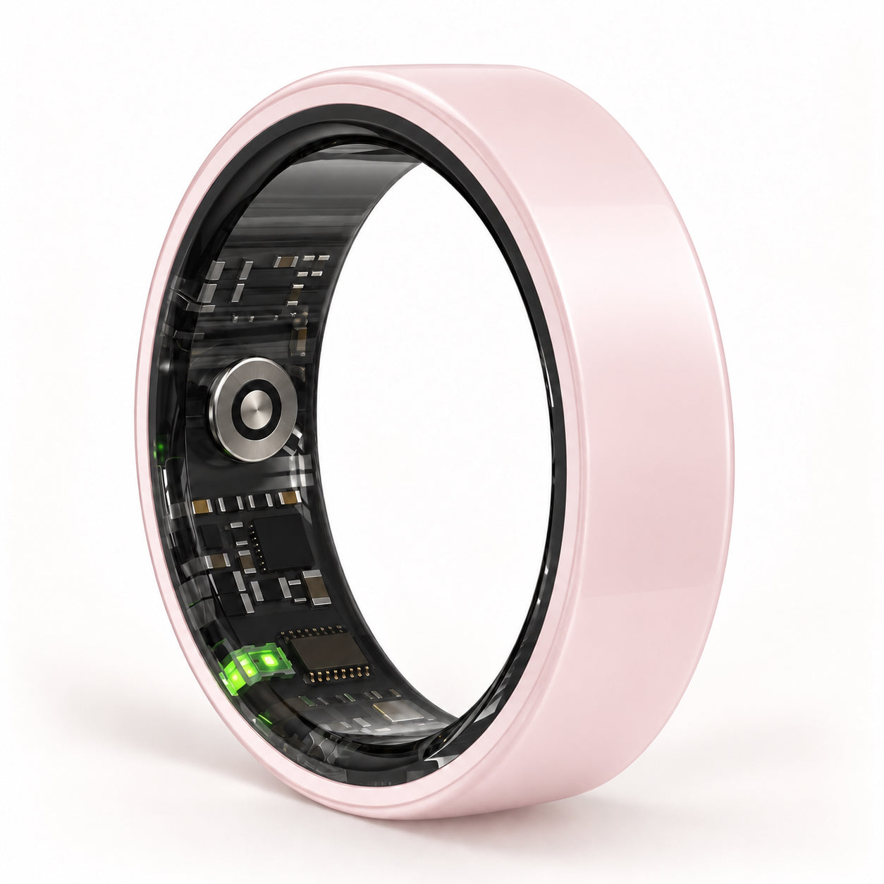 COLMI Ring 2 smart ring in pink ceramic finish