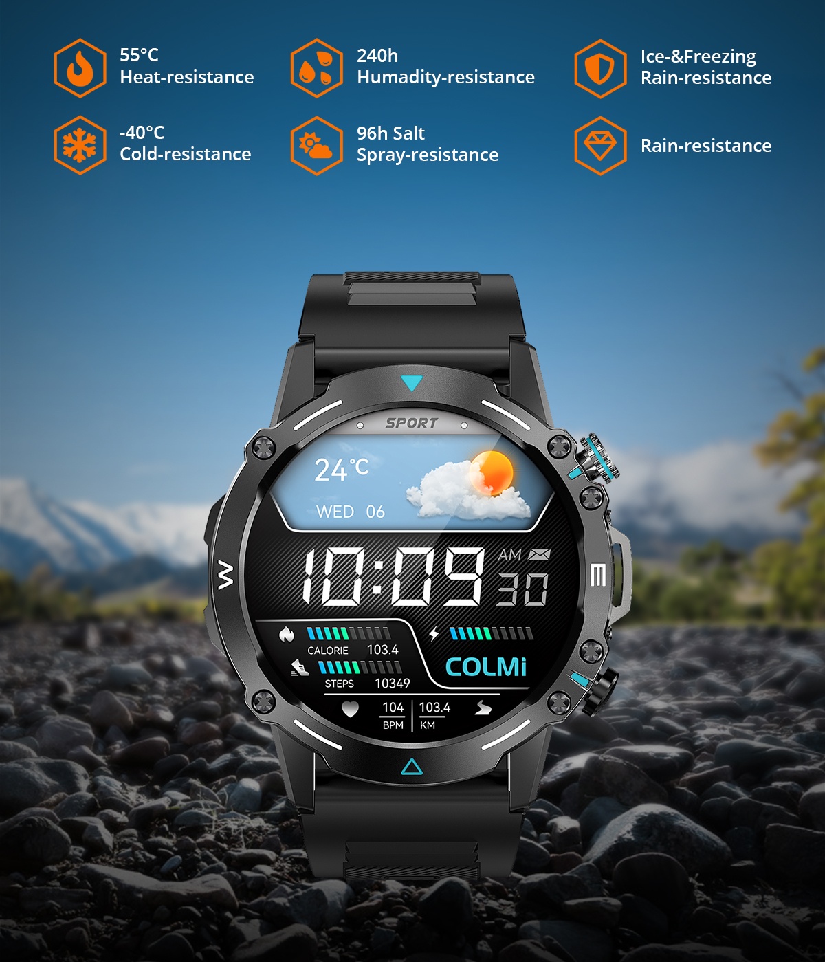 Wholesale COLMI M42 Smartwatch 1.43″ AMOLED Display 100+ Sports Mode ...