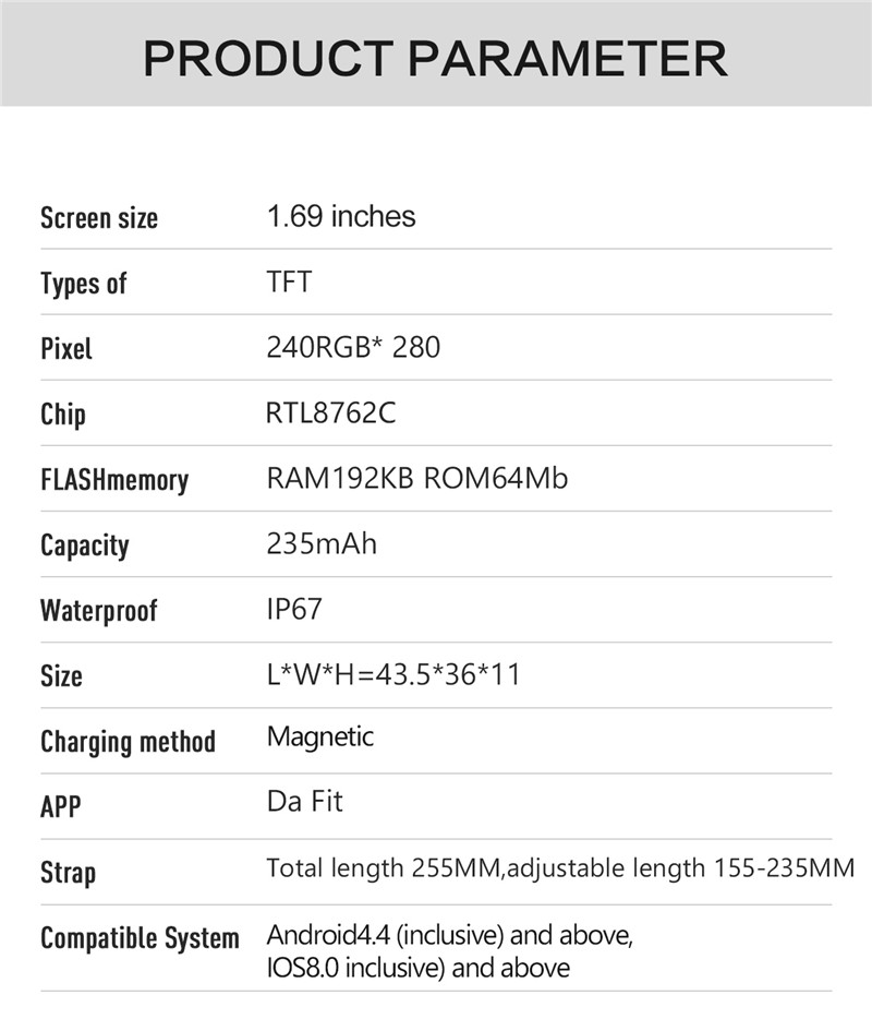 Smartwatch COLMI P28 Plus (16)