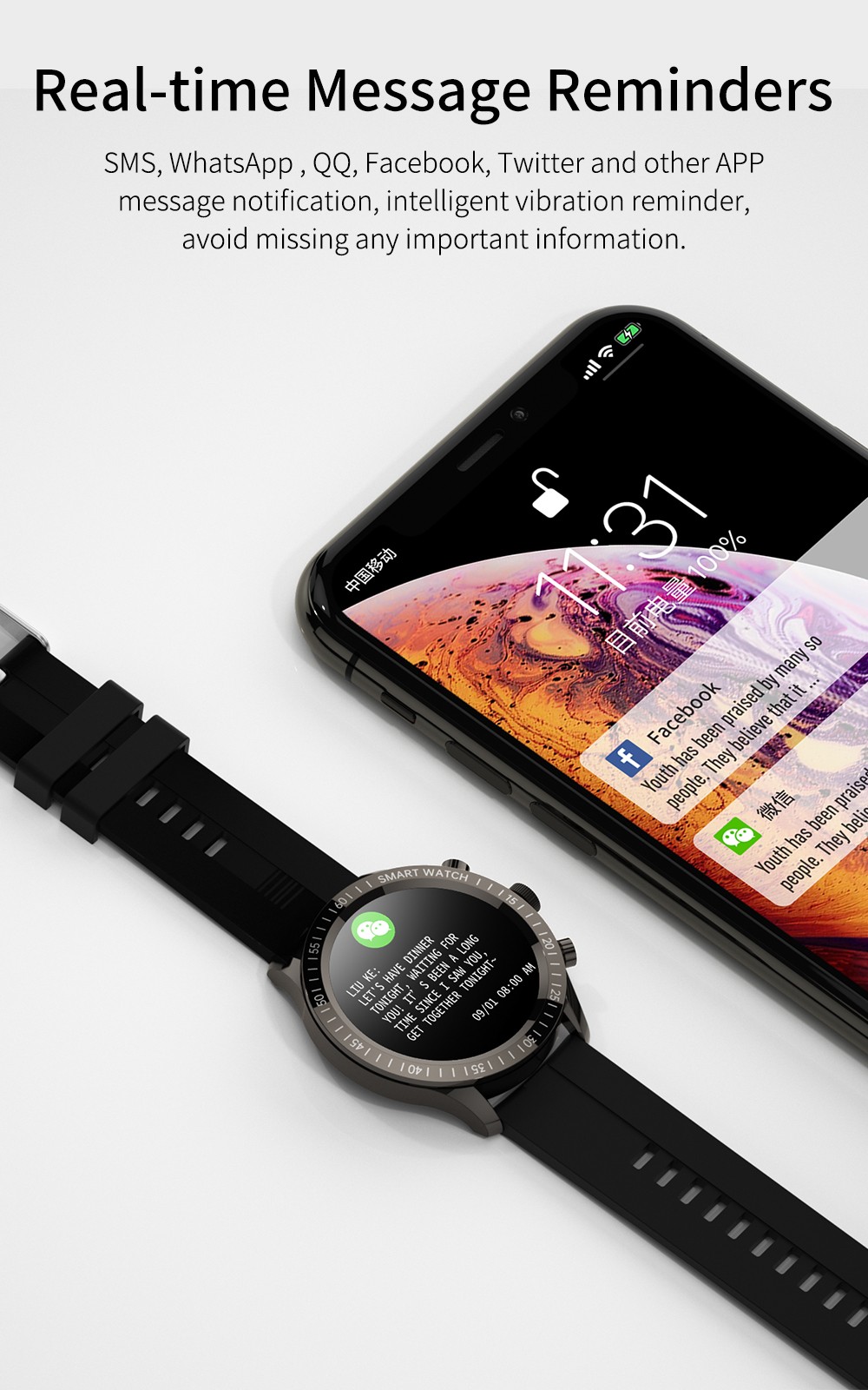 COLMI SKY 5 Plus 1,32 coloj Smart Watch 360360 Pixel HD Ekrano IP67 Akvorezista Fitness Tracker Smartwatch 10